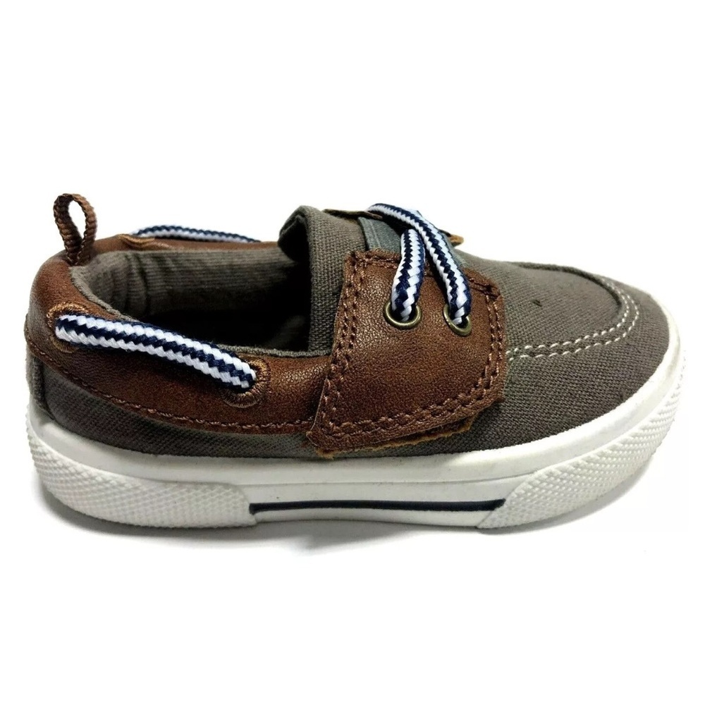 Carter’s Toddlers’ Cosmos Grey/Brown Shoes, Boys’ Size 5 M.